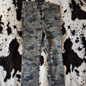 Hudson camo print jeans